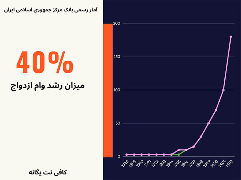 irans marrage loan growth over years